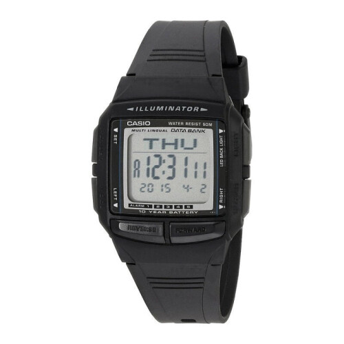 Casio Montre - Casio - DB-36-1AVDF - Quartz - Digital - Résine Noir 1