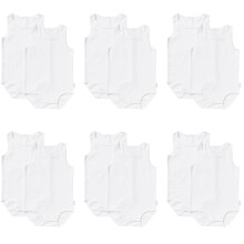 () 12 Pack Bonds Wonderbodies Baby Singletsuit Bodysuit Wondersuit Tank BY4VA Bulk