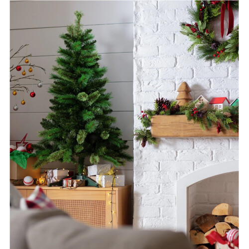 Habitat 4ft Cashmere Christmas Tree - Green 1
