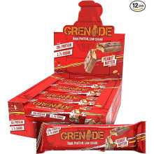 Grenade High Protein, Low Sugar Bar - Peanut Nutter, 12 x 60 g