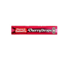Maynards Bassetts Cherry Drops Sweets Roll 45g (Pack of 40 x 45g)