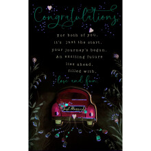 Congratulations Just Married Embellished Wedding Greeting Card Words To Cherish Cards