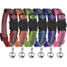 Reflective Cat Collar With Bell, Set Of 6, Mixed Colors, Pet Collar(Pack Of 6)