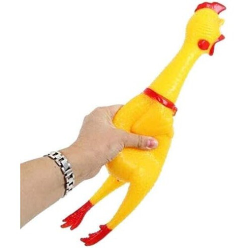 Rubber Chicken - Giant screaming noise maker for parties, pranks, practical jokes 2