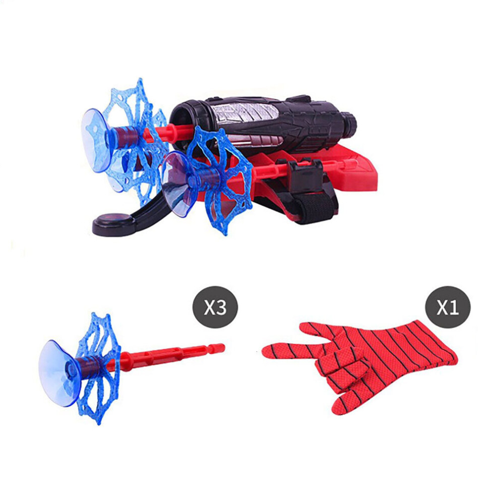 Bro International Spider-Man Gloves Superhero Launcher Props Shooter