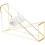 Metal Tape Dipenser, Desktop Accessory, 1" Core, Gold 1