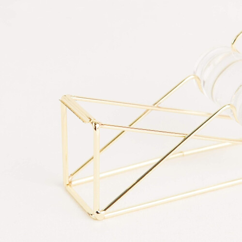 Metal Tape Dipenser, Desktop Accessory, 1" Core, Gold 2