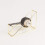 Metal Tape Dipenser, Desktop Accessory, 1" Core, Gold 4