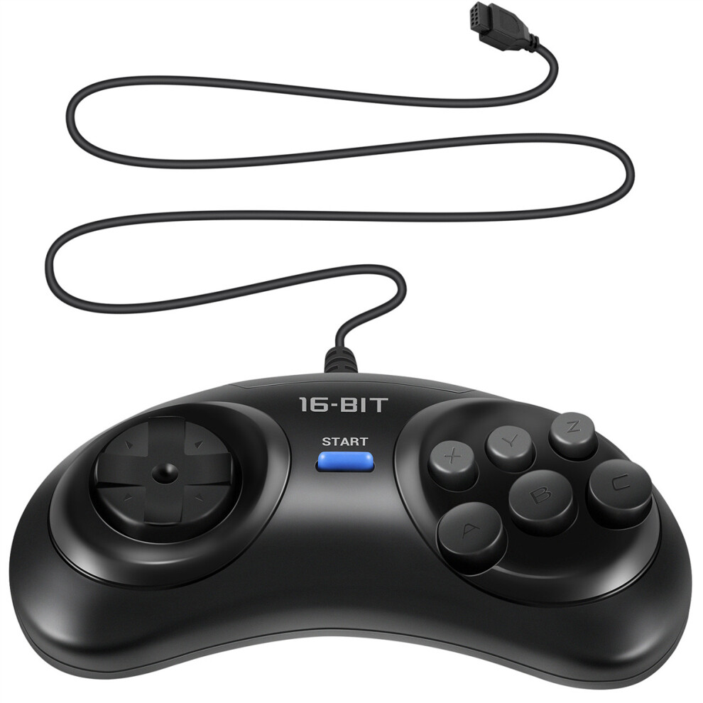 2 Pcs Game Controller for SEGA Genesis for 16 Bit Handle Controller