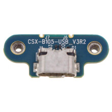 CSX-B105-USB-V3R2 Bluetooth Charge Port Micro-USB for Beats Studio 2.0 Wireless Headphones - Green & Silver Metal