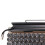 Retro Typewriter Keyboard Wireless Bluetooth Keyboard USB-Wood Color 8