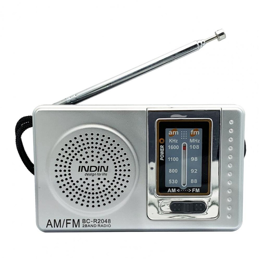 Radio Pocket Telescopic Antenna Battery Powered Mini AM FM Radio