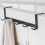 Smart Wide over the Door Rack Wrought Iron Hook Black 5