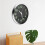 12 Inch Round Large Luminous Wall Clock Glow in the Dark -Silver 6