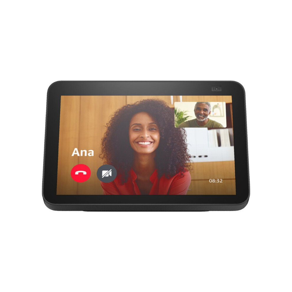 Photos - Tablet Amazon  Echo Show 8  | HD smart display with Alexa and 13 MP camera - Charcoa (2nd Gen, 2021 release)
