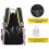 (Yellow) Set 3 Student bts Backpack lunch bag set 7