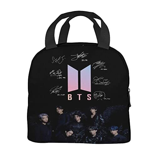 (Yellow) Set 3 Student bts Backpack lunch bag set 2