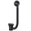 SPARES2GO Clicker Bath Waste Plug 40mm 1.5" Combination Click Clack Overflow (Black) 7