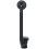 SPARES2GO Clicker Bath Waste Plug 40mm 1.5" Combination Click Clack Overflow (Black) 8