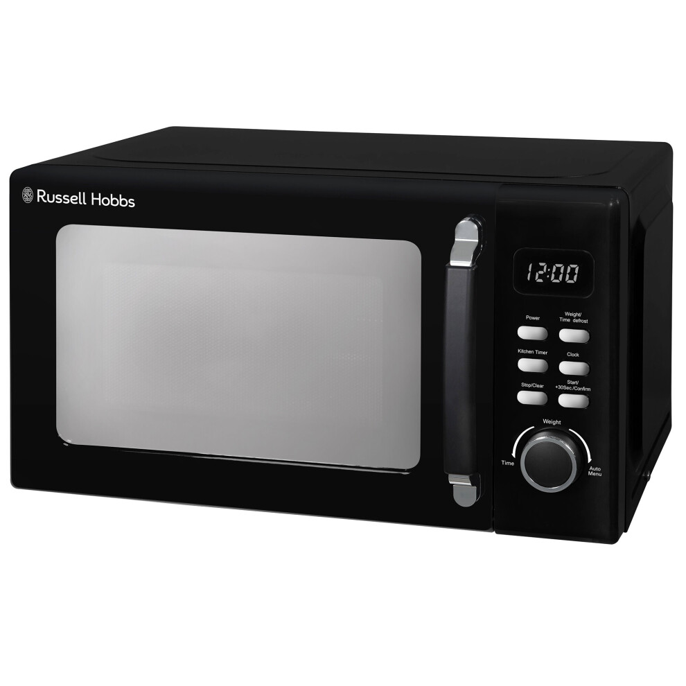 Russell Hobbs Black Microwave 20L 800W Freestanding Digital RHM2026B