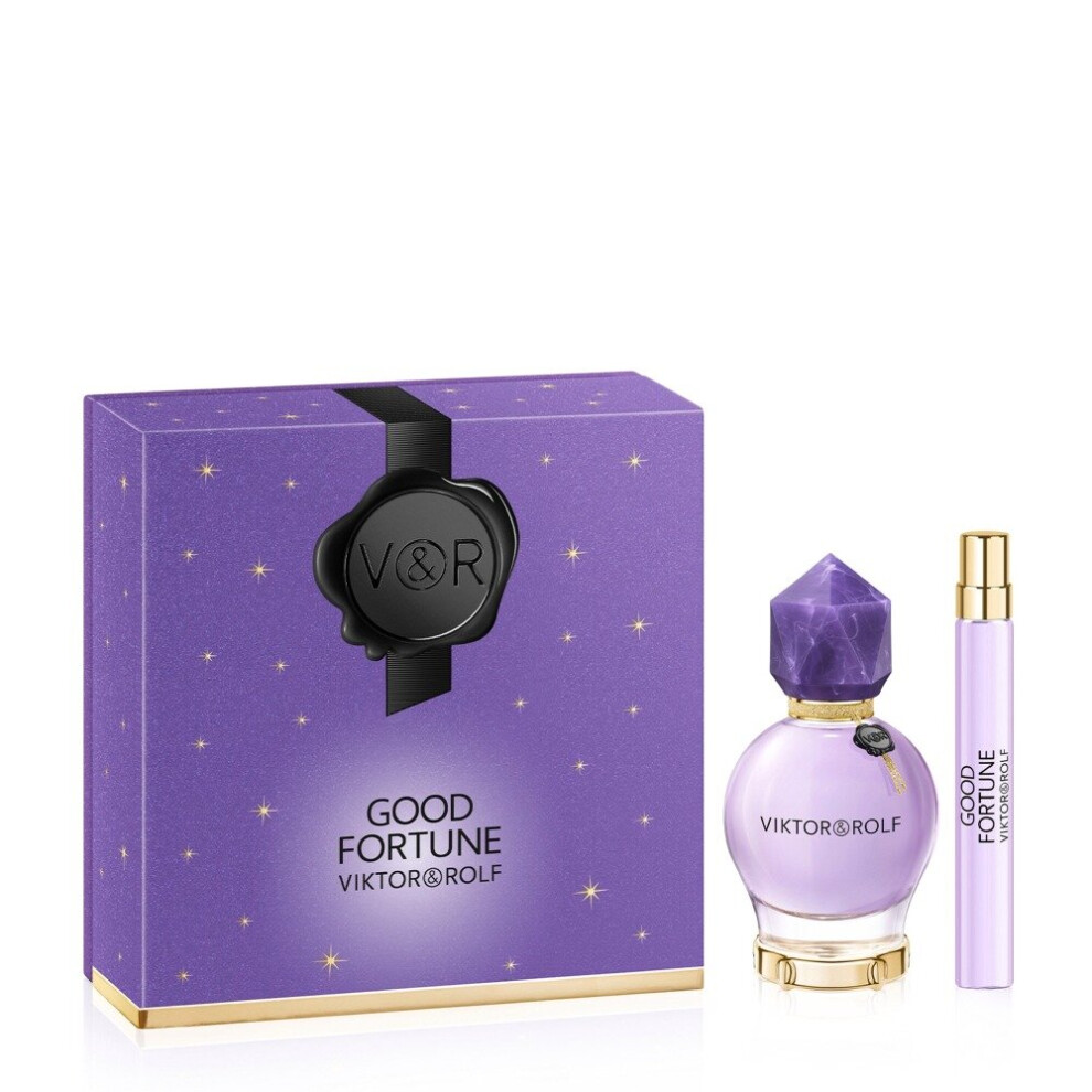 Viktor & Rolf Good Fortune Gift Set 50ml Eau De Parfum and 10ml EDP Travel Spray
