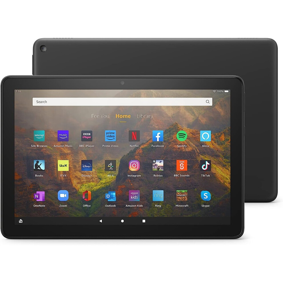 Amazon Fire HD 10 tablet | 10.1", 1080p Full HD, 32 GB, Black - with Ads