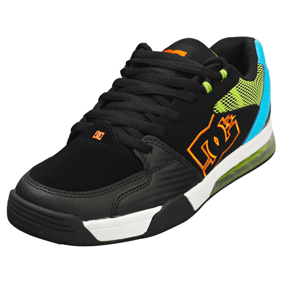 DC Shoes Versatile Mens Skate Trainers in Black Blue Green - 8 UK