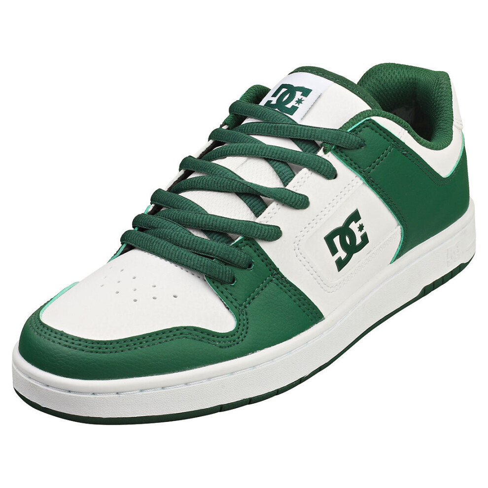 DC Shoes Manteca 4 Sn Mens Skate Trainers in White Green - 8.5 UK