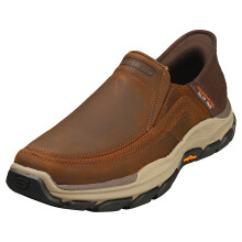 (9) Skechers Slip-ins Respected Mens Slip On Shoes in Dark Brown