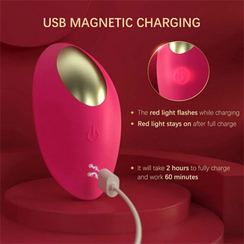 (App Control) Remote Control + APP Control Wearable Vibrator, Clitoral Butterfly Vibrator with 9 Vibration Modes 1