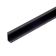 Starline Wall Panel Aluminium Edge Trim Black 2.4m