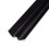 Starline Wall Panel Aluminium Internal Corner Trim Black 2.4m 1