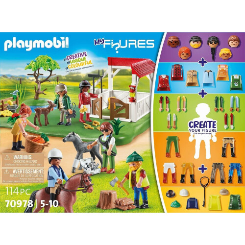 PLAYMOBIL Playmobil My Figures: Ράντσο Αλόγων 2