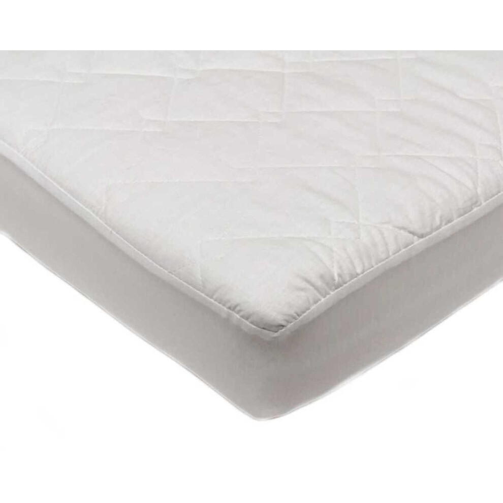(King) Mattressgard Grand Quilted Mattress Protector (White)