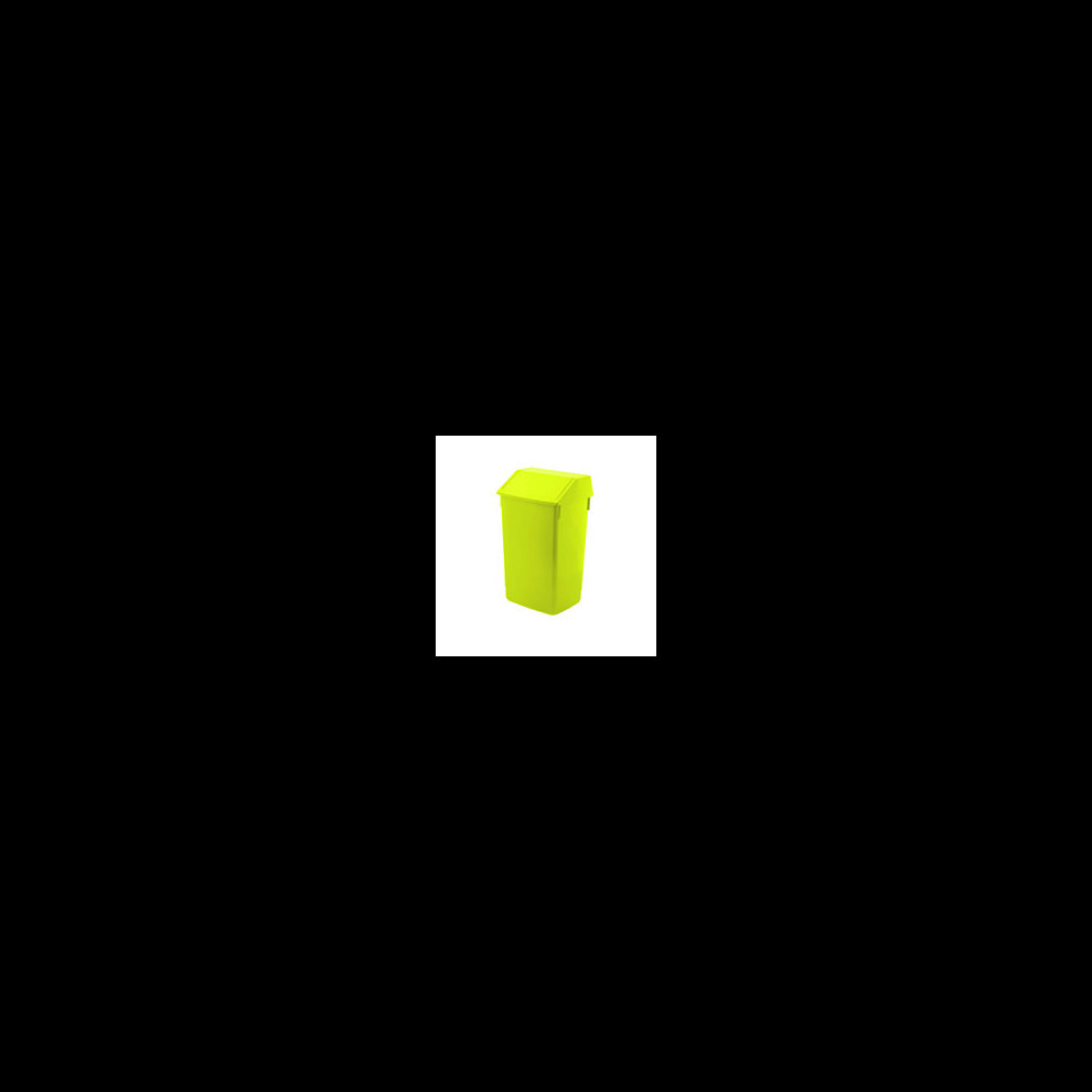 Addis 60L Flip Top Recycle Bin Ylw