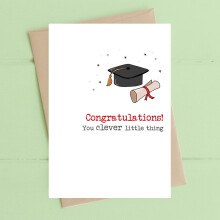 Congratulations! You Clever Thing Greeting Card Dandelion Stationery Cards