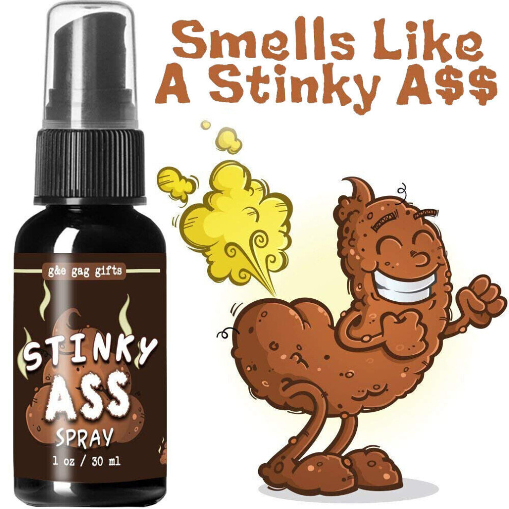 Mdsrjone Liquid Ass Mist Fart Prank Stink Spray Smell Stink Bomb New Hot