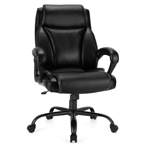 Casart Executive Chair Ergonomic Leather Computer Chair 180KG Weight Capacity