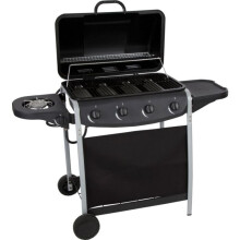 Premium 4 Burner Gas BBQ with Side Burner