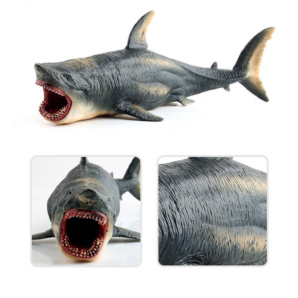 Mdsrjone Megalodon-Prehistoric Shark Ocean Animal Figure Toy Kids Toys Gifts Shark Model