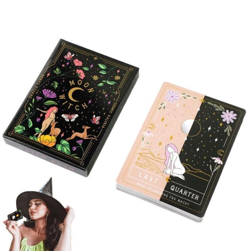Tarot Cards Moon Witch Oracle Card Deck Table Game Playing Card Fortune 1