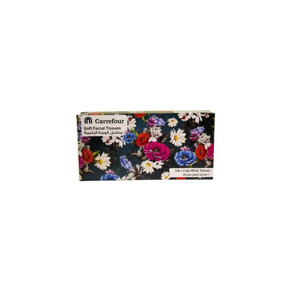 Carrefour Classic Facial Tissues 100 Sheets