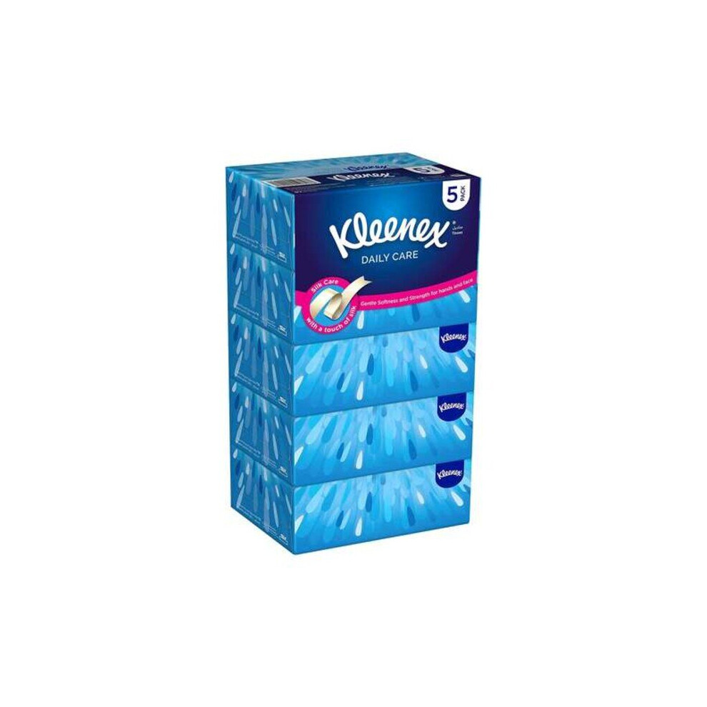 Kleenex Daily Care Facial Tissue 170 Sheets Pack of 5