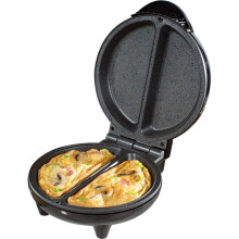 Daewoo Dual Omelette Maker Non Stick, Deep Fill, Easy Clean, Perfect Omelettes Every time With Little To No Oil