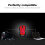 (Red) Logitech M220 Ergonomic Compact For Laptop ABS Computer Gaming Wireless Mouse High Performance 5