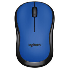 (Blue) Logitech M220 Ergonomic Compact For Laptop ABS Computer Gaming Wireless Mouse High Performance