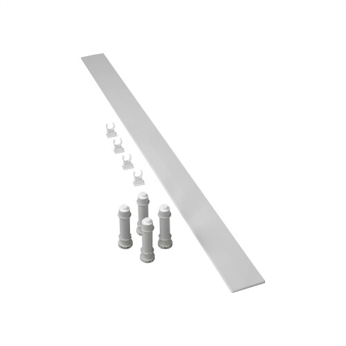Mira-Showers Mira Flight Shower Tray Panel Riser Kit Low Quadrant Easy Plumb 900mm Feet