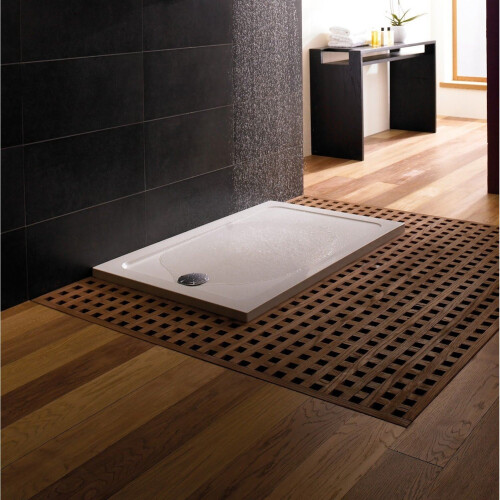 Mira-Showers Mira Flight Shower Tray Low Profile Acrylic Stone Rectangular & Waste 1200x760mm 1