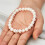 Philip Jones Jewellery Freshwater Baroque Pearl Bracelet with Feathers Charm 4