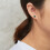 Philip Jones Jewellery Sterling Silver May (Emerald) Birthstone Earrings Created with Zircondia Crystals 4